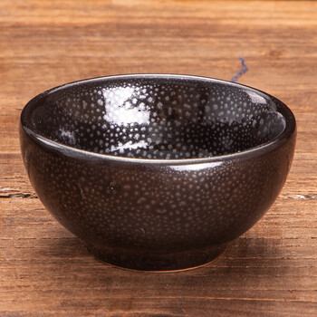 萌依儿淄博陶瓷茶具淄博特产博山陶瓷雨点釉油滴釉功夫茶具复古大号