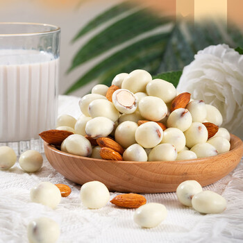 巧佳旺酸奶巴旦木坚杏仁奶香味仁奶豆独立包装网红零食 酸奶巴旦木100