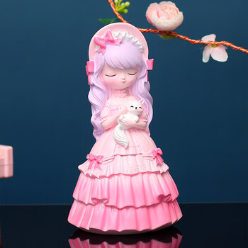 公主洛丽塔公仔田园芭比少女手办盲盒摆件卡通人偶 大粉贝蒂10*9*18