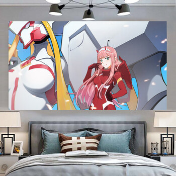 darlinginthefranxx国家队02背景布超大动漫挂布卧室装饰简约sn7222