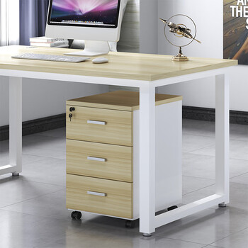 中伟 zhongwei 钢木电脑桌台式简易书桌现代简约办公桌120*60*75cm含