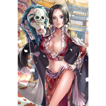 海贼王索隆路飞艾斯海报宿舍卧室超大动漫墙纸贴纸定制自粘 女帝