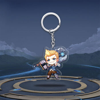 王者荣耀周边大全英雄钥匙扣小挂件战士篇钟无艳铠曜动漫周边q版狂铁