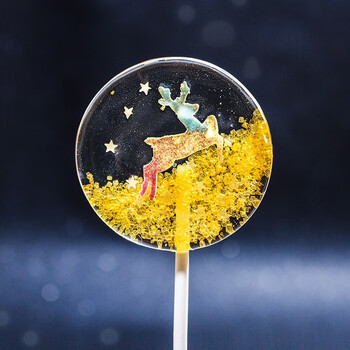 麋鹿糖果创意棒棒糖手工星空大号波板糖情人节高颜值 三色麋鹿棒棒糖