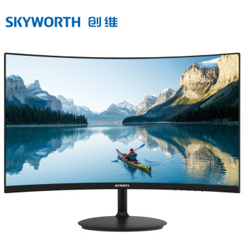Skyworth 创维 24C1 23.6英寸 VA显示器（1080P、1500R、99%sRGB）