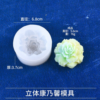 派喜diy水晶滴胶花朵模具手工立体山茶花玫瑰花滴胶模具摆件材料立体康乃馨模具 图片价格品牌报价 京东