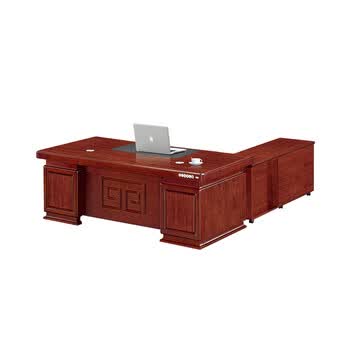 刘氏九鼎 九鼎办公桌总裁老板经理简约新中式办公桌