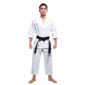 空手道服腰带型拳表演阻手道服组手专业比赛训练道服配腰带红蓝黑带