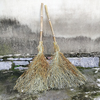 卫洋扫把清洁竹扫把手工小扫帚马路清洁扫院子户外室内马路扫地 普通