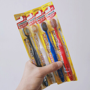 8支装ebisu惠百施牙刷软毛宽头超细细毛超软月子家庭装家用61软毛8支