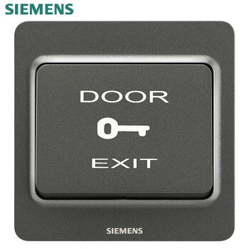 西门子黑色开关插座面板 映彩系列灯墨黑灰色开关产品面板 出门门禁