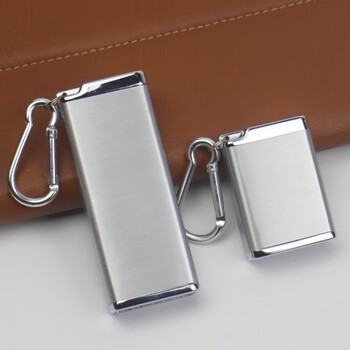 存烟盒便携男士烟盒8支10装加长女士细烟15支20支装防潮抗压烟罐夹