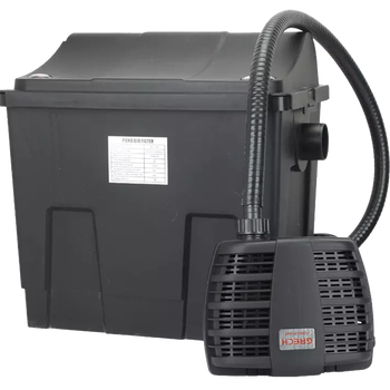 森森鱼池生化过滤器cbf-200t过滤箱净化水质带cuv杀菌灯除藻抽水快速