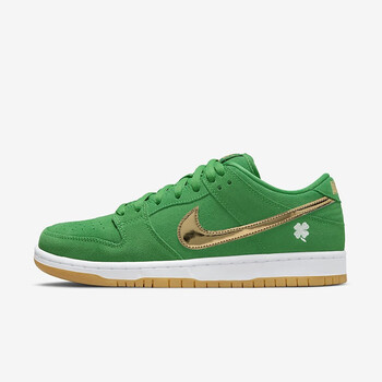 aedg体育   sb dunk low四叶草 白绿 圣帕特里克节男女款低帮休闲 39