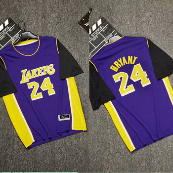 腾讯体育nba旗舰店同款湖人24号23篮网男女篮球服套装球队球衣训练服