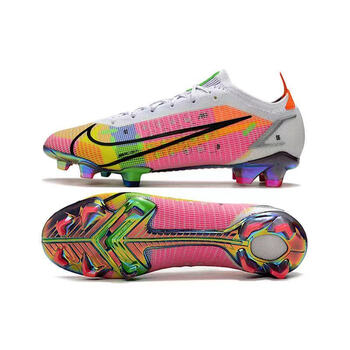 刺客14彩虹足球鞋长钉fg高低帮防滑轻便学生儿童男女足球鞋美洲杯 1