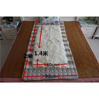 防潮保暖羊毛褥子皮毛一體毯子單雙人皮草墊學生宿舍床褥戶外花睡神