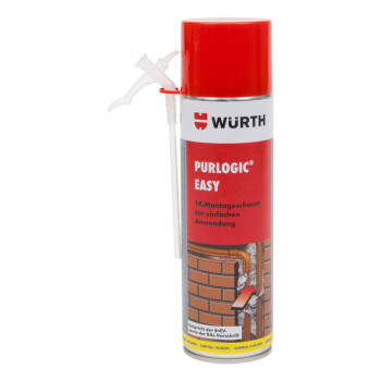伍尔特官方（WURTH）0892143 单组份聚氨酯发泡剂-自喷式-500ML 填缝剂 门窗泡沫胶 