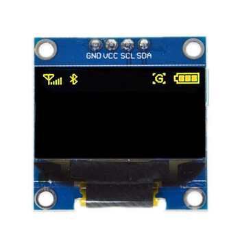 96寸oled显示屏模块 12864液晶屏 stm32 iic/spi约 4针oled显示屏【黄