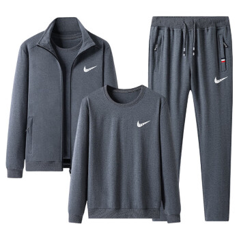 耐克(nike) 耐克(nike)中老年爸爸裝春秋薄款運動套裝老人運動服男