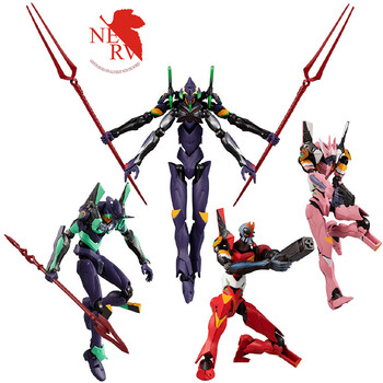 eva新世纪福音战士绫波丽明日香三机可动模型摆件全家福10款4外甲4素