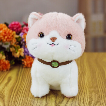 绿野客可爱小猫公仔毛绒玩具玩偶娃娃女生儿童安抚宠物生日礼物粉色