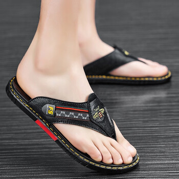 轻奢外穿男士拖鞋男人字拖男夏季防滑潮流沙滩鞋男凉拖鞋男凉鞋 