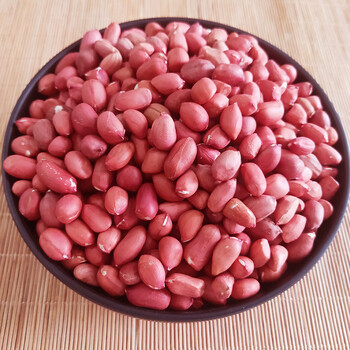 宏轩曼威 山西红皮花生米农家小粒新鲜四粒红花生红衣花生米仁不带壳