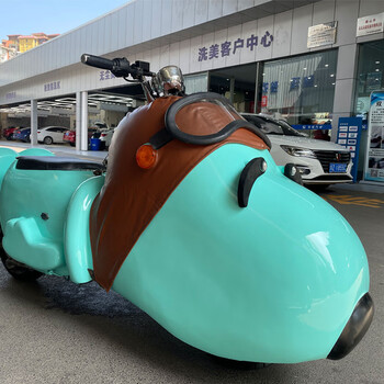 runtema史努比电动车大人电瓶摩托车抖音网红大狗小狗狗电动车snoopy