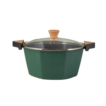 德国香彩网红八角锅香彩八角汤锅砂锅家用煲汤燃气煤气灶锅炖汤瓦煲