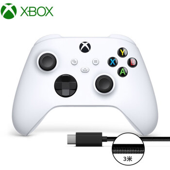 新品 微软xbox Series S X无线控制器2020新款电脑pc蓝牙steam手柄xbox 无线控制器 冰雪白 Pc连接线 国行 图片价格品牌报价 京东