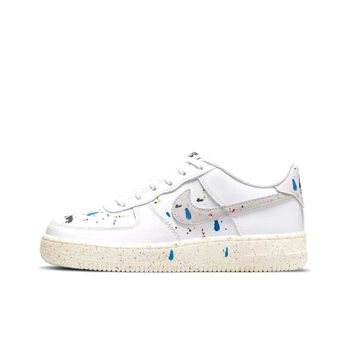 蓝野萌香体育 air force 1空军一号板鞋多彩泼墨白官方nike 官网旗舰