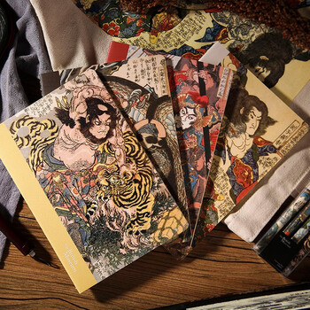 晨光mg大英博物馆水浒豪杰系列16ka5缝线本4本装hapy028016k