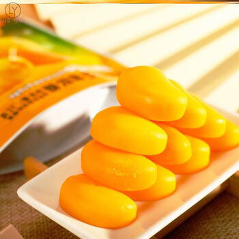 榕下小鹿 网友食品芒果熊仔的啵皮大芒果软糖剥皮芒果软糖波皮橡皮