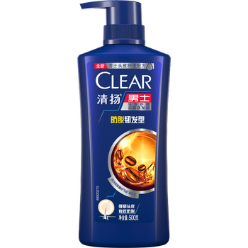 清扬clear男士防脱洗发水持续净屑控油强根固发洗发露含咖啡精粹矿物