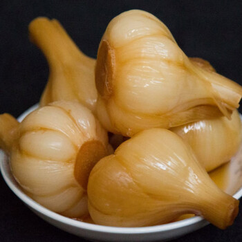 晨臻咸大蒜酱汁口味嫩大葱头腌制咸菜下饭菜包2500g 5斤装(微甜口味)