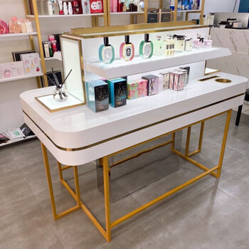 化妆品中岛柜彩妆护肤品面膜香水美容院产品饰品珠宝展示台 150*80*