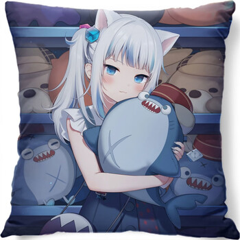 猫羽雫抱枕可爱猫耳美少女动漫二次元萝莉照片靠枕垫学生礼物定制