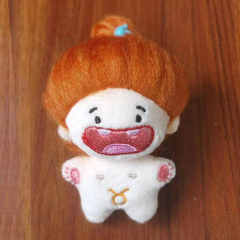 优束棉花娃娃公仔难哄超便宜女孩棉花糖娃缺牙巴棉花娃娃10cm棉花娃娃