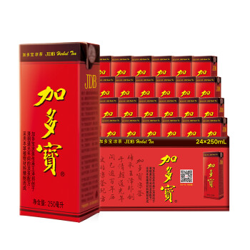 加多寶 涼茶植物飲料 茶飲料 250ml*24盒 整箱裝