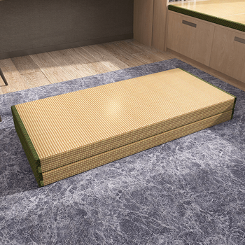 vozvo)榻榻米垫子折叠床垫拼接定做夏季打地铺神器地垫睡觉藤席椰棕垫