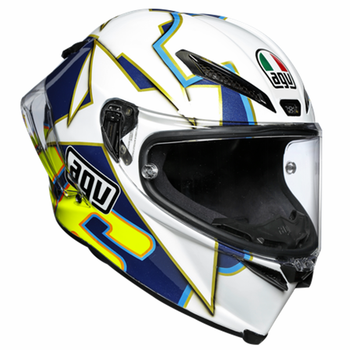 agv pista gprr70周年罗西日月罗拉轨迹串珠摩托车赛道碳纤维头盔