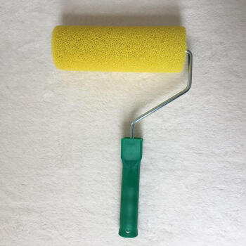 8寸4寸拉毛滚筒刷拉花海绵硅藻泥真石漆涂料肌理漆外墙涂料刷 8寸中花