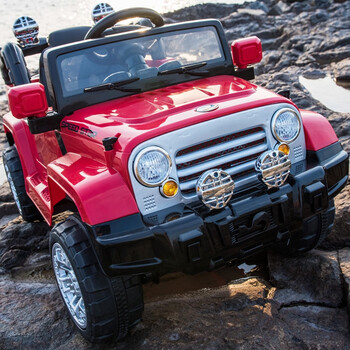 贝瑞佳berica儿童电动车四轮越野童车可坐人四驱宝宝玩具车带电瓶汽车