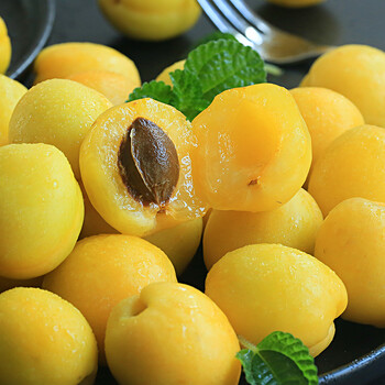 橙伯乐西域美农新疆小白杏3斤装【新疆产地直发】应季水果杏子小杏