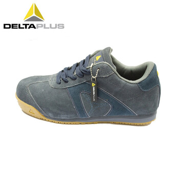 代尔塔(deltaplus)301344低帮透气反毛皮安全鞋防砸防静电防油防刺穿