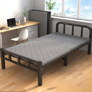 全品屋折叠床单人家用简易床办公室午睡神器宿舍午休小床出租屋铁床yh