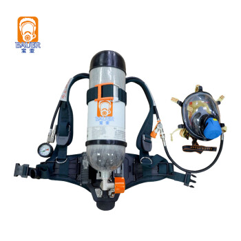 宝亚安全 RHZK 6.8E 正压式消防空气呼吸器(配3C桔阀瓶阀) 【企业定制】
