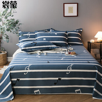 帆布床单 夏天 全棉床单单件粗布宿舍单人夏天加厚老粗布夏凉防滑帆布