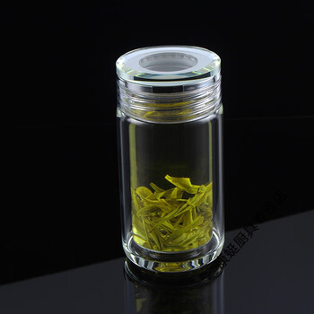 同优tongu高档简约加厚单层玻璃杯男女士小容量泡茶杯水晶级矮胖小